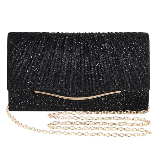 Bellablend Telain Glitzernde Clutch Handtasche F R Damen