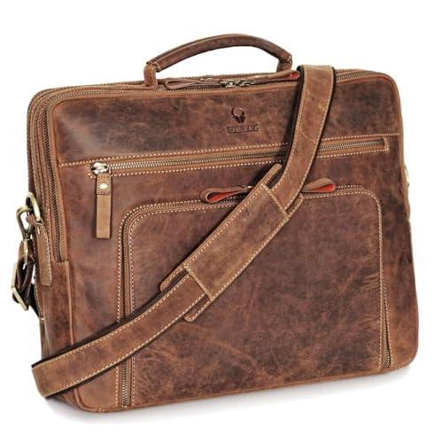 Donbolso San Francisco Laptoptasche Aus Leder Umh Ngetasche