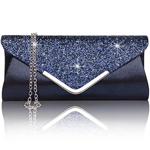 Larcenciel Damen Clutch Abendtasche Unterarmtasche Umh Ngetasche Mit