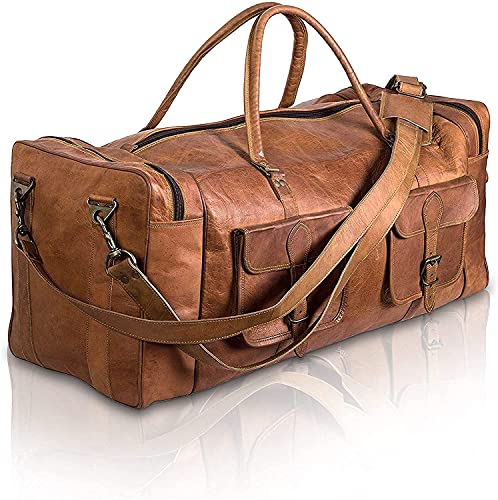 Alaska Exports Handmade Men Genuine Vintage Leather Satchel