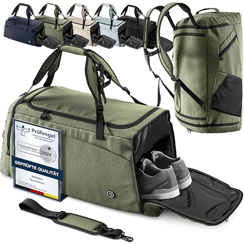 Sporttasche Trainingstasche Rucksack Funktion Schuhfach Nassfach 40 60l