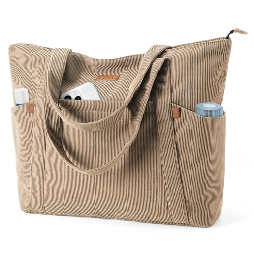 Lekespring Cord Tasche Damen Gro Tote Bag Strandtasche