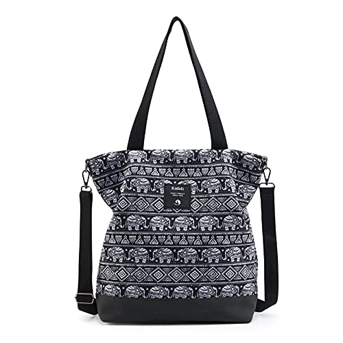 Kalidi Gro Damen Umh Ngetasche Handtasche Canvas Tasche