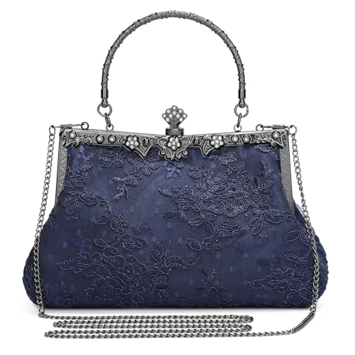 Baigio Clutch Damen 1920s Abendtaschen Damen Vintage Clutch