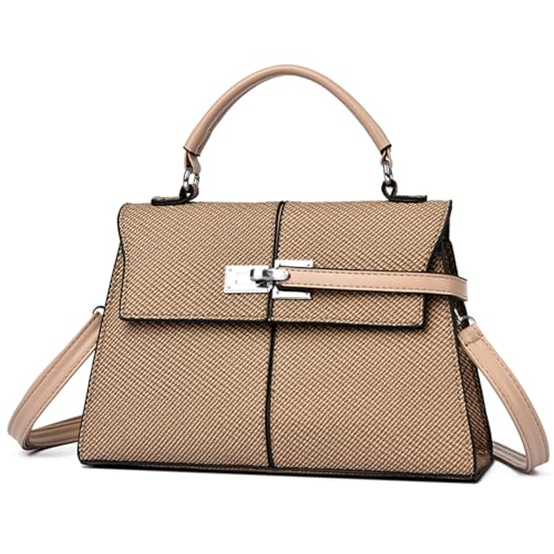 Unisoul Handtasche Damen Mittelgro Elegant Umh Ngetasche Tote
