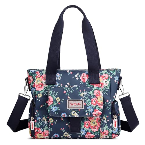 Dirrona Bunte Damenhandtaschen Modedruck Umh Ngetasche Multi Pocket