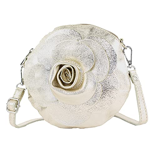 Modamoda De T225 Damen Leder Umh Ngetasche Abendtasche