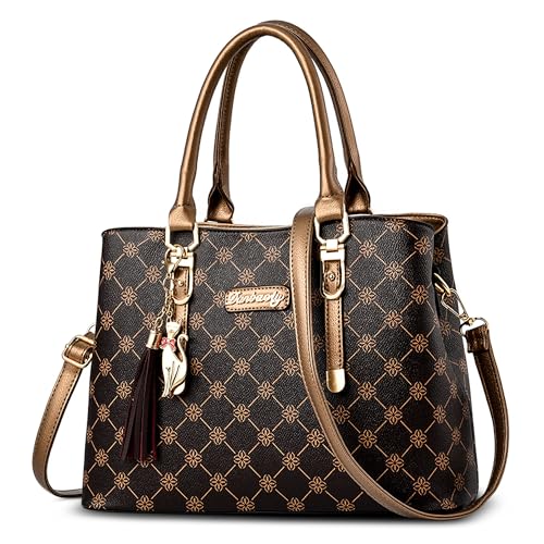 Dorriso Mode Damen Handtasche Reise Handtasche Einzigartiges Gittermuster