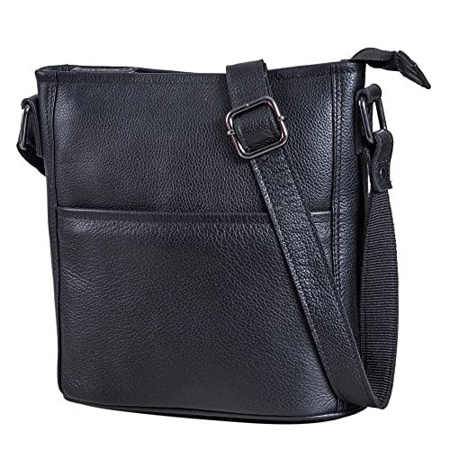 Leabags Leder Handtasche Damen I Premium Echtleder Umh