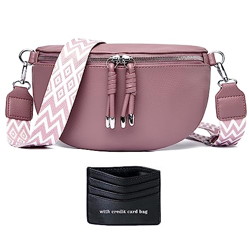 Yisuohoom Bauchtasche Damen Umh Ngetasche Klein Crossbody Bag