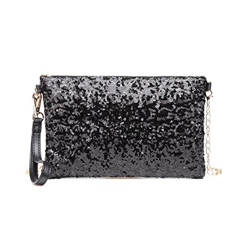 Miss Lulu Clutches Damen Kleine Kettentasche Damen Brieftaschen