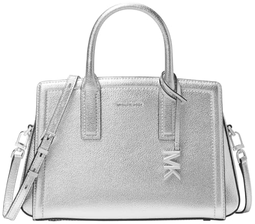 Michael Kors Women Sm Satchel Hand Bag Silber