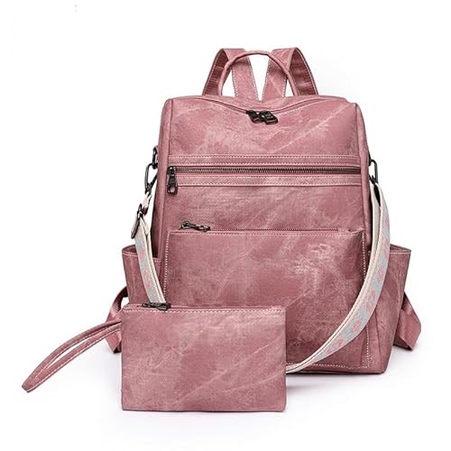 Puwuzixi Frauen Rucksack Wasserdicht Anti Diebstahl Leichtgewicht Pu